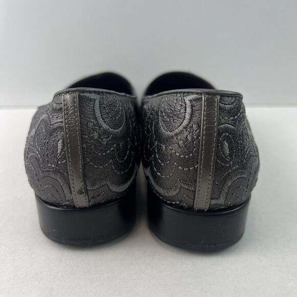 Brighton Mosaic Pewter Embroidered Mestizo Flats Size 6.5 - Picture 5 of 8